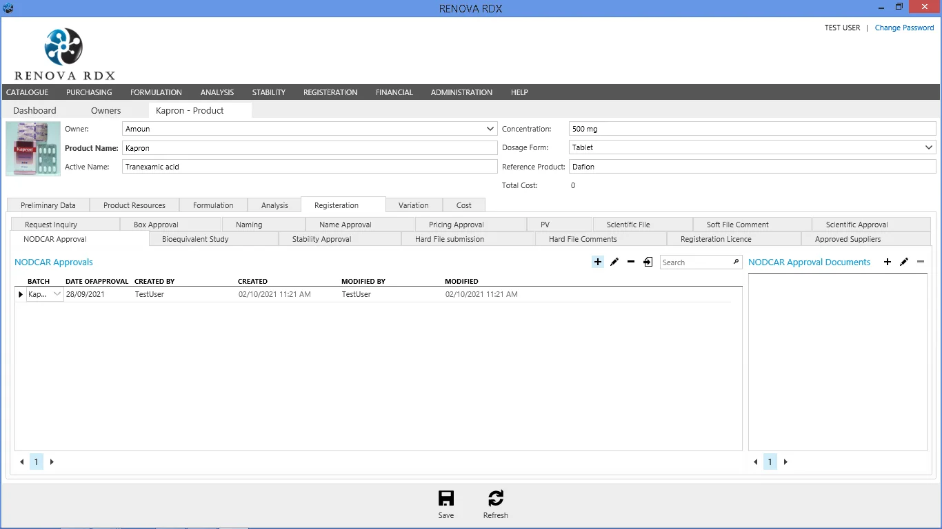 Regulatory Affairs Module